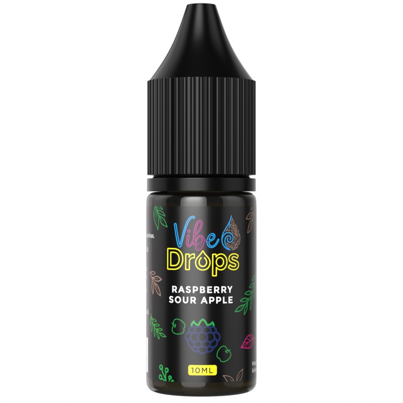 Vibe Drops maitsestaja Raspberry Sour Apple 10ml