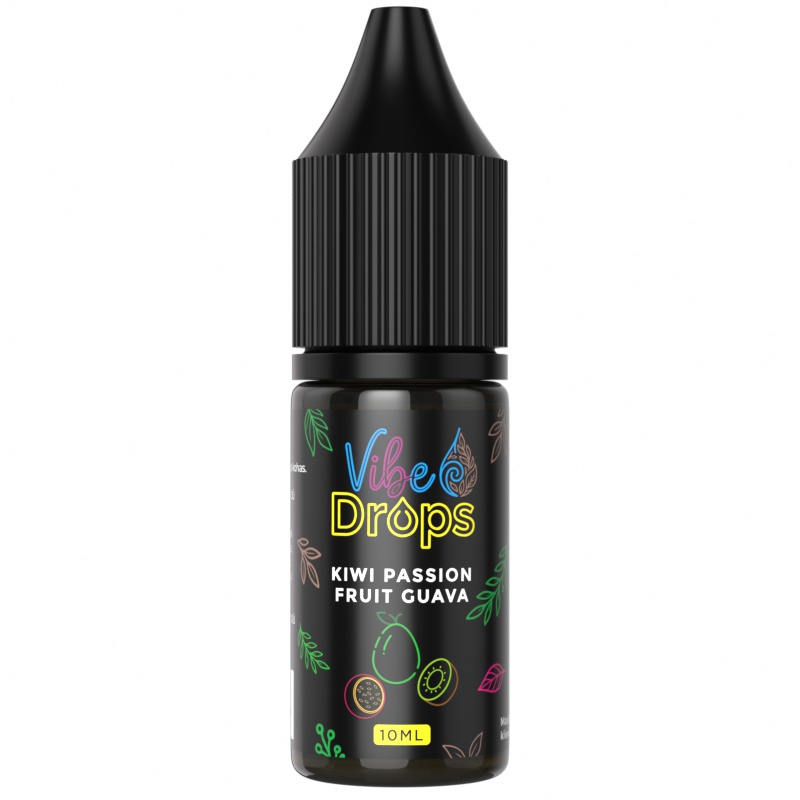 Vibe Drops maitsestaja Kiwi Passion Fruit Guava 10ml