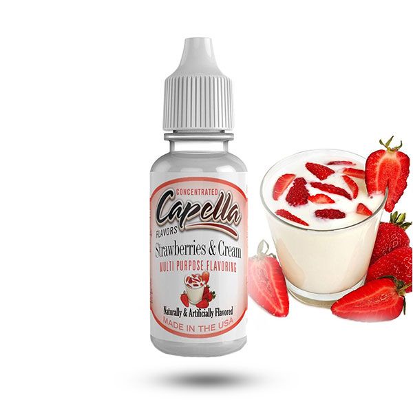 Capella aromāts Strawberries and Cream 13ml