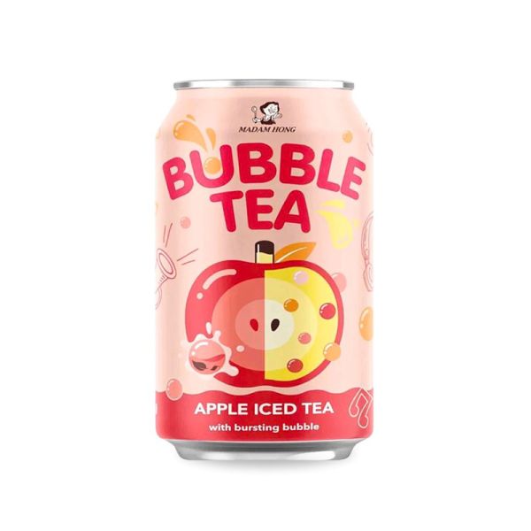 Burbuļtēja LADY BOBA APPLE ICED TEA 315ml